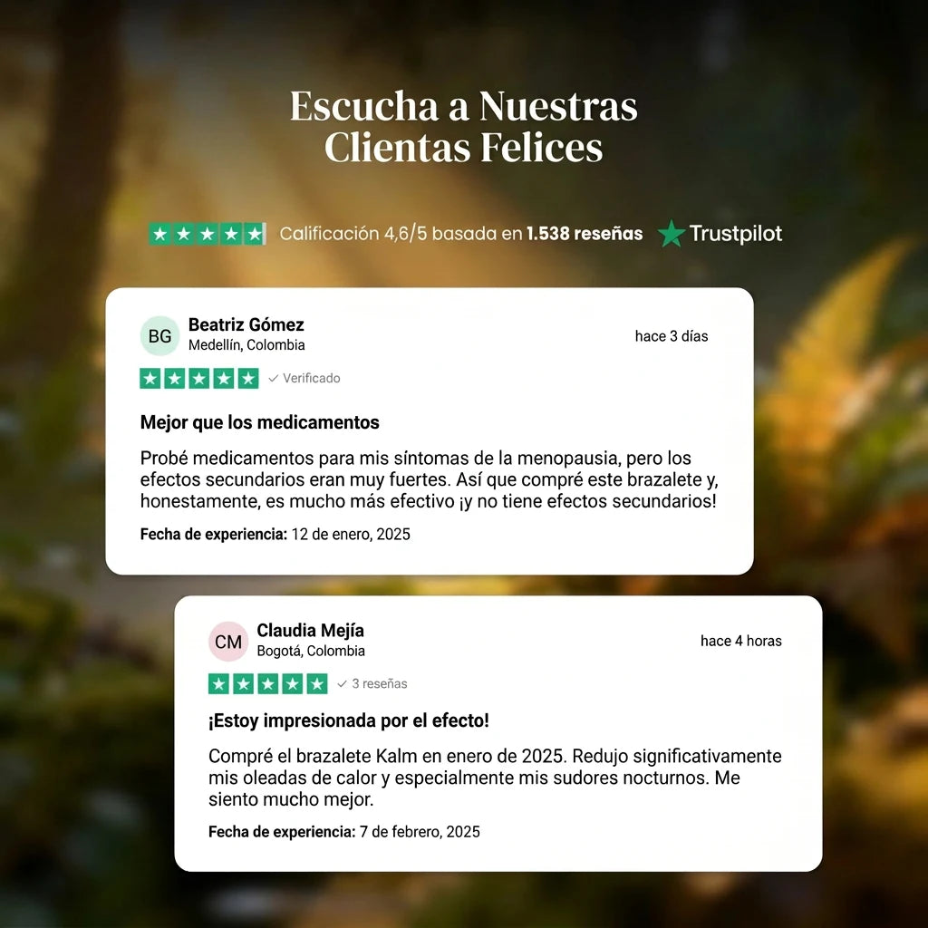 Opiniones de clientas del brazalete KALM