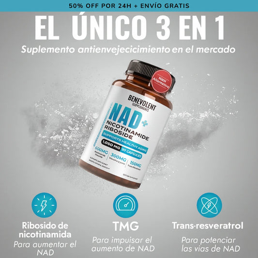 Benevolent NAD+ 1050 mg
