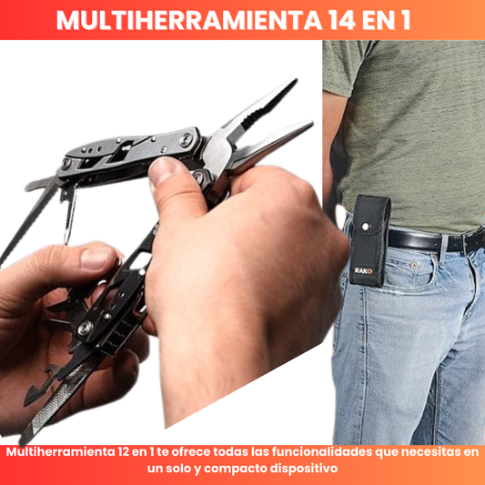 MULTITOOL 14 EN 1 - MULTIHERRAMIENTA FUNCIONAL