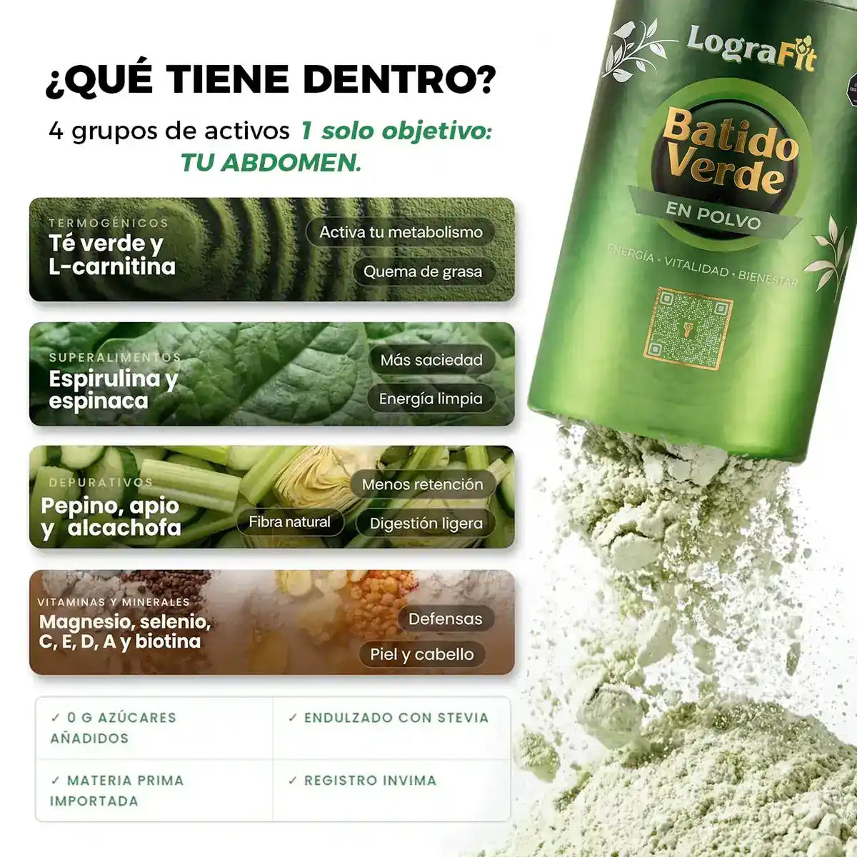 Logra Fit Batido Verde - pieza 3