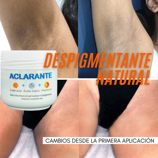 ¡CREMA ACLARANTE NATURAL!🍃